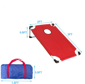 <span class=keywords><strong>Set</strong></span> Moderno Portatile per Cornhole in PVC, Rettangolare, con 8 Sacchetti di Fagioli e Borsa per il Trasporto, Gioco da Lancio per Interni/Esterni e Campeggio - Product Image 4