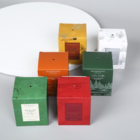 Boîte d'emballage de luxe écologique en carton avec logo personnalisé pour bougie chauffe-plat belle apparence délicate parfumée en papier