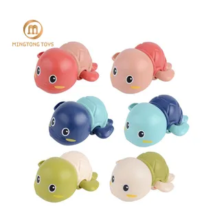 Children Baby Bathtub Water Pool Game Cute Floating Crawl Wind Up Swimming Turtle Bath Toy For Toddlers