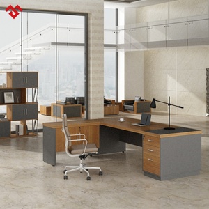 2.2m Flexible MDF Office <b>Desk</b> Executive Manager <b>Table</b> Design Executive <b>Table</b> - Product Image 3
