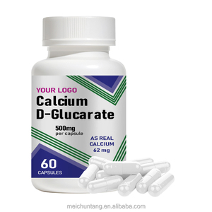 Private Label Não-OGM Cálcio D-Glucarato Cápsulas Hormônio Equilibrado Suplemento Dietético para Adultos Crianças Cálcio Extraído - Product Image 1