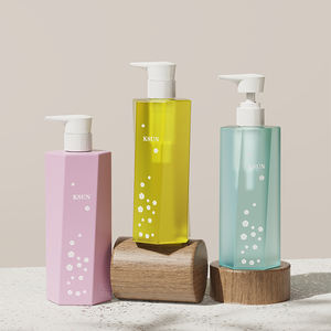 عبوة بخاخ بلاستيكية شفافة PET سعة 400 مل و500 مل مع مضخة لغسول الجسم - Product Image 2