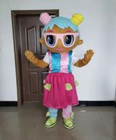 Personnage de dessin animé JJ Lol garçon fille mascotte Costume adulte fourrure Costume casque XL Halloween fait EVA personnes/Animal/Anime Guangzhou