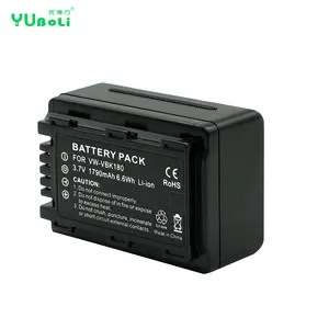 Bateria de câmera VW-VBK180 de 1790mAh de alta qualidade para a série Pana-sonic HDC-SD/HS/TM
