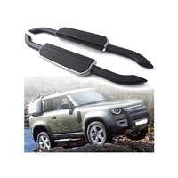 Offre Spéciale : Marchepieds Latéraux Auto à Motif Drapeau Britannique (2 pièces) pour Land Rover Defender 90 2020-2025 L663 2 Portes