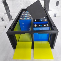 Caja BMS Lifepo4 Personalizada de 16 Piezas, 48V 280Ah, con Pantalla LCD JK 200A BMS, Construcción Metálica IP54 para Celdas MB314