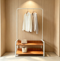 Cintre pliable pour magasin de vêtements – Pantalons et cravates – Portable, gain de place, écologique, design moderne