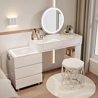 Haute qualité Simple moderne maison Table de maquillage chambre réseau armoire de rangement Table de maquillage intégrée