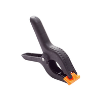 2 "3" 4 "6" 9 "Mini pince en plastique pour fond de photographie Pince en nylon à ressort fixe