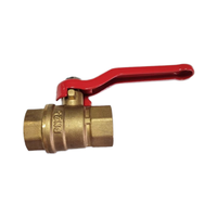 Vanne à boisseau sphérique manuelle en laiton de haute qualité, personnalisable OEM, garantie 3 ans, 1/2 DT, vente directe fabricant