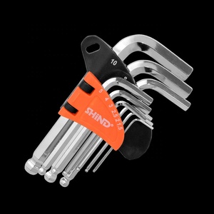 Jeu de clés Allen Torx, clé à bout de boule de longueur courte, clé hexagonale, vente en gros, 9 pièces, offre spéciale, 94334 - Product Image 3