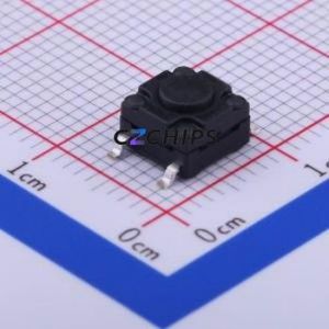 TS-FS66T-C-A Tactile Switch SMD-4P,6x6mm Switch Single Pole Single Throw Round Button 2.6N Vertical Mount - Product Image 1