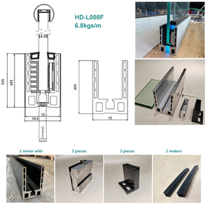 Ringhiera per <span class=keywords><strong>Balcone</strong></span> Esterno con Certificato CE, Vetro Stratificato di <span class=keywords><strong>Sicurezza</strong></span> per Balconi Commerciali, Base per Ringhiera e Corrimano - Product Image 2