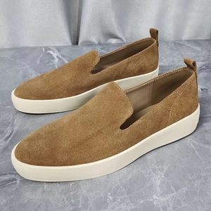 Nuevos Zapatos de Mujer de Gamuza Genuina, Mocasines Transpirables con Suela de Goma, Casuales, Cómodos, con Punta Redonda y Suela Gruesa - Product Image 1