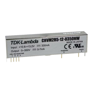 Convertidores CC-CC de la Serie CHVM 1.4-3W, Entrada 10.8-13.2V, Salida 180-2000V, Montaje en Placa, CHVM3-12-0300NW CHVM2R5-12-0350PW - Product Image 1