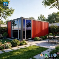 Maison préfabriquée de luxe de 20 pieds avec cuisine, salle de bain, maison mobile transportable