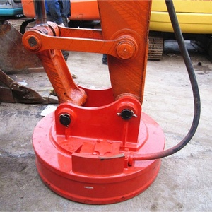 Portabrocas electromagnético redondo de acero de alta resistencia, elevador magnético eléctrico para excavadora - Product Image 6