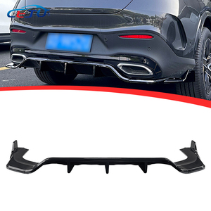 Accessoires de voiture AMG Pare-chocs arrière Spoiler Lip Diffuser Protection Cover Trim pour <span class=keywords><strong>Mercedes</strong></span>-Benz <span class=keywords><strong>GLC</strong></span> <span class=keywords><strong>Coupé</strong></span> C254 <span class=keywords><strong>2023</strong></span> +. - Product Image 1