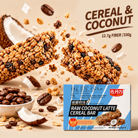 Sereal Bar Latte Kelapa Grosir, Camilan Sarapan Sehat, Pasokan Pabrik Langsung, Grosir Kotak Besar