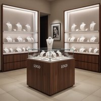 Vitrine d'exposition en bois et verre sur mesure haut de gamme, vitrine de luxe pour montres, bijoux, diamants, comptoir de présentation de bijoux, kiosque