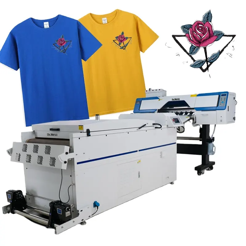 60cm Four-head white ink heat transfer printer clothing t-shirt thermal transfer digital printing machine