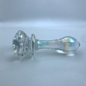 Nuevo estilo de plug anal de cristal con diamante, juguetes sexuales de cristal para próstata, varillas de masturbación, bolas de tracción para el ano, venta al por mayor - Product Image 1