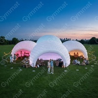 Dôme gonflable commercial pour l'extérieur, tente gonflable personnalisable en forme d'igloo pour les célébrations de vacances