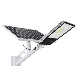 Lampadaire solaire LED en alliage d'aluminium IP66 5000K lumière du jour Garantie 10 ans Certifié CE Télécommande Montage mural Utilisation extérieure - Product Image 2
