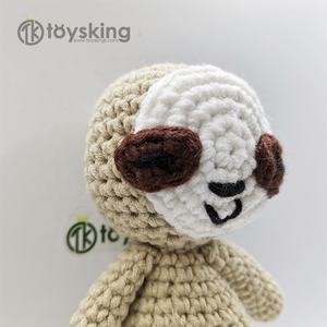 Nieuwe Ontwerp Kawaii Gehaakte Dieren Luiaard Knuffel Handgemaakte Amigurumi Gebreide Wilde Baby Speelgoed Voor Groothandel 18Cm - Product Image 2