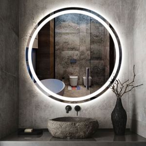 2025 Trending Anti-Fog Smart Vanity <b>Mirror</b> Wall Mounted LED <b>Lights</b> for Bathroom and Living Room Home Decor Furniture - Product Image 1