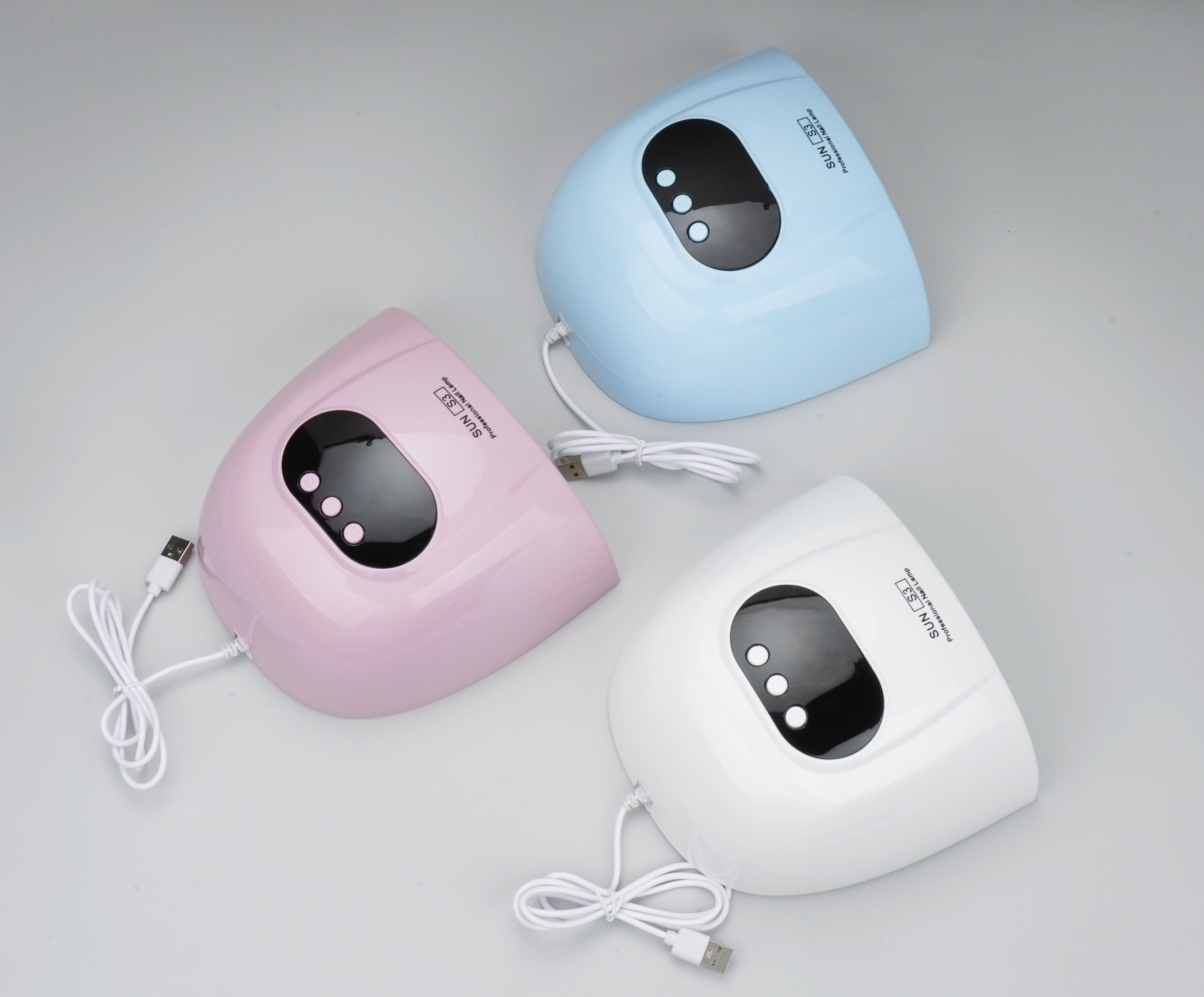 最新のプロ仕様UV LEDネイルランプ SUN S3 ジェルネイルライト ネイル