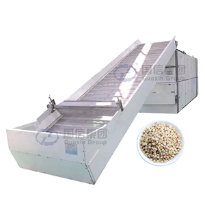 Secador de sorgo de alta capacidad con cinta transportadora de malla para ahorro continuo de energía, equipo de secado de granos. - Product Image 1