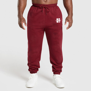 Pantalon de jogging en coton brossé épais pour homme, personnalisé par le fabricant, vente en gros, haute qualité, pour le sport et la gym - Product Image 3