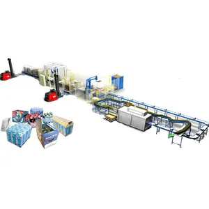 Remplisseuse complète automatique d'eau minérale/bière/liquide 3 4 5 prix du fabricant pour vente usine d'embouteillage