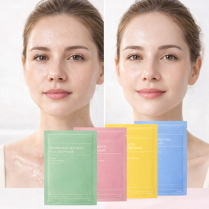 Masque facial en hydrogel Bio Collagen Real Deep Mask pour la nuit, resserre les pores, raffermit la peau, hydrate, soin coréen, 4 feuilles - Product Image 6