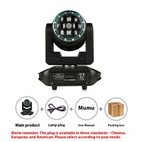 Lumière de scène laser rotative à tête mobile Bee-Eye à six faisceaux RGBW LED pour KTV Bar Indoor Party Atmosphere DMX512 Mode de contrôle