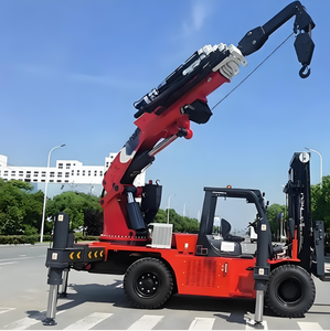 מנוף זנב למלגזה ניידת של היצרן, עמיד 360 °   זרוע מתקפלת מפלדה איכותית 720/30/40/50 טון, סיבובית ואמינה - Product Image 5