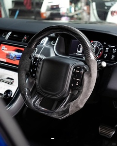 Volante di Lusso in Fibra di Carbonio e Pelle per Land Rover Range Rover Sport A3 Camry A4 <span class=keywords><strong>Serie</strong></span> 4 Golf Classe C - Product Image 2
