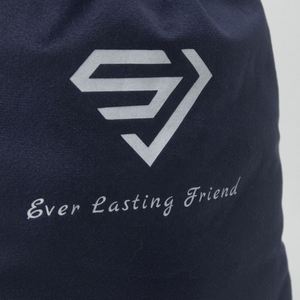 Custom logo Blue Velvet Gift Storage Pouch Dust <b>Packaging</b> <b>Bag</b> with logo - Product Image 4