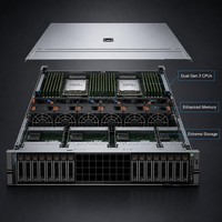 Serveur IA 2U PowerEdge R750 avec processeur Intel Xeon Scalable de 3e génération 3,4 GHz pour la virtualisation cloud et le calcul GPU – En stock