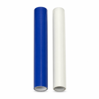 Ruban de protection PE anti-rayures 50 microns pour cadre de fenêtre en aluminium, plaque inox, panneau plastique, protection de surface