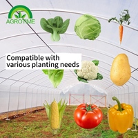 Grande tour hydroponique modulaire à effet de serre verticale Film PVC durable PE pour l'agriculture urbaine Système NFT stable pour la culture des plantes