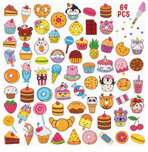 สติกเกอร์เพชรลายการ์ตูนสัตว์, สติกเกอร์เพชร DIY สำหรับเด็ก รูปแบบอิสระ ลายเจ้าหญิง - Product Image 2