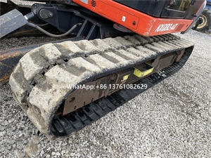 Mini-excavatrice sur chenilles d'occasion Kubota KX080 à vendre avec moteur et groupe motopropulseur intégrés - Product Image 6