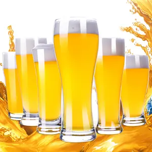 नि: शुल्क नमूने कस्टम लोगो शिल्प brews pilsner पिंट बियर गिलास कप विशाल 16oz बियर गिलास कस्टम बियर चश्मे