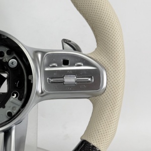 Volante in Pelle con Pulsanti Multifunzione per <span class=keywords><strong>Mercedes</strong></span> <span class=keywords><strong>Serie</strong></span> A, <span class=keywords><strong>B</strong></span>, C, E, S, G, V, CLS, GLC, GLE, GLS, GLA, W204, W205, W211, W212 - Product Image 5
