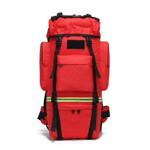 Sac à dos de secours d'urgence ignifuge, imperméable et durable, grande capacité, 900D Oxford, avec bande réfléchissante haute visibilité - Product Image 1