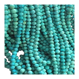 <span class=keywords><strong>Naturel</strong></span> turchese branelli rotondi per monili che fanno - Product Image 1