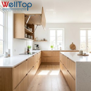 WELLTOP Nouveautés Accessoires de <span class=keywords><strong>cuisine</strong></span> 100N <span class=keywords><strong>Amortisseur</strong></span> à gaz pour porte de <span class=keywords><strong>meuble</strong></span> mural, vérin de levage hydraulique à fermeture douce - Product Image 4