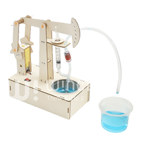 Kit de Modélisation DIY en Bois de Plateforme Pétrolière pour l'Exercice Scientifique des Étudiants (STEM) - Jouet d'Ingénierie Hydraulique 3D